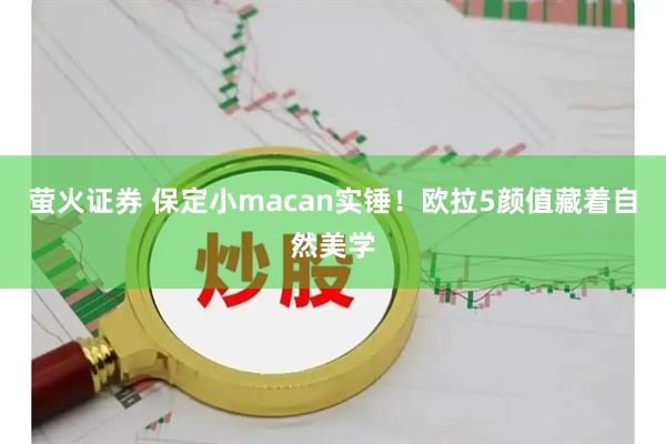 萤火证券 保定小macan实锤！欧拉5颜值藏着自然美学