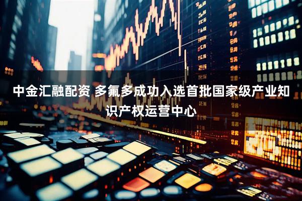 中金汇融配资 多氟多成功入选首批国家级产业知识产权运营中心